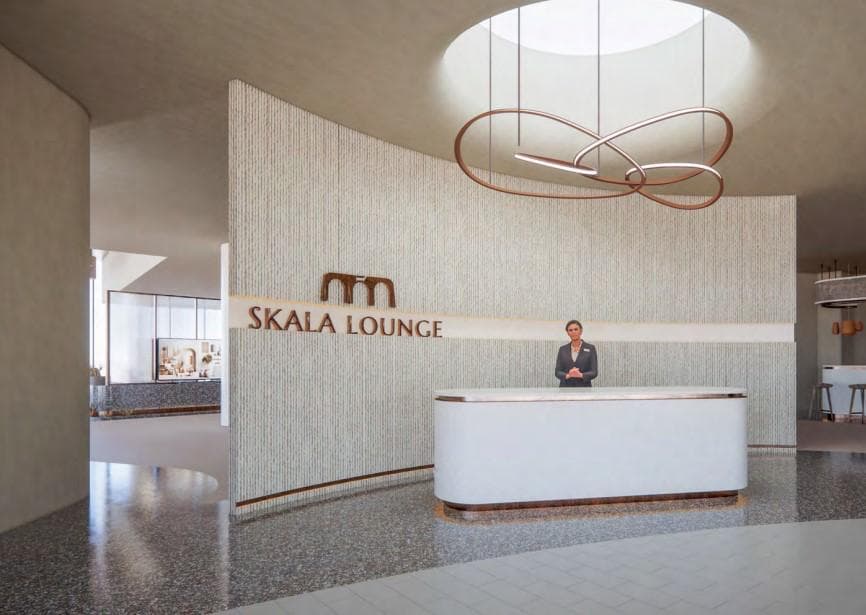 Skala Lounge lounge at LCA 1