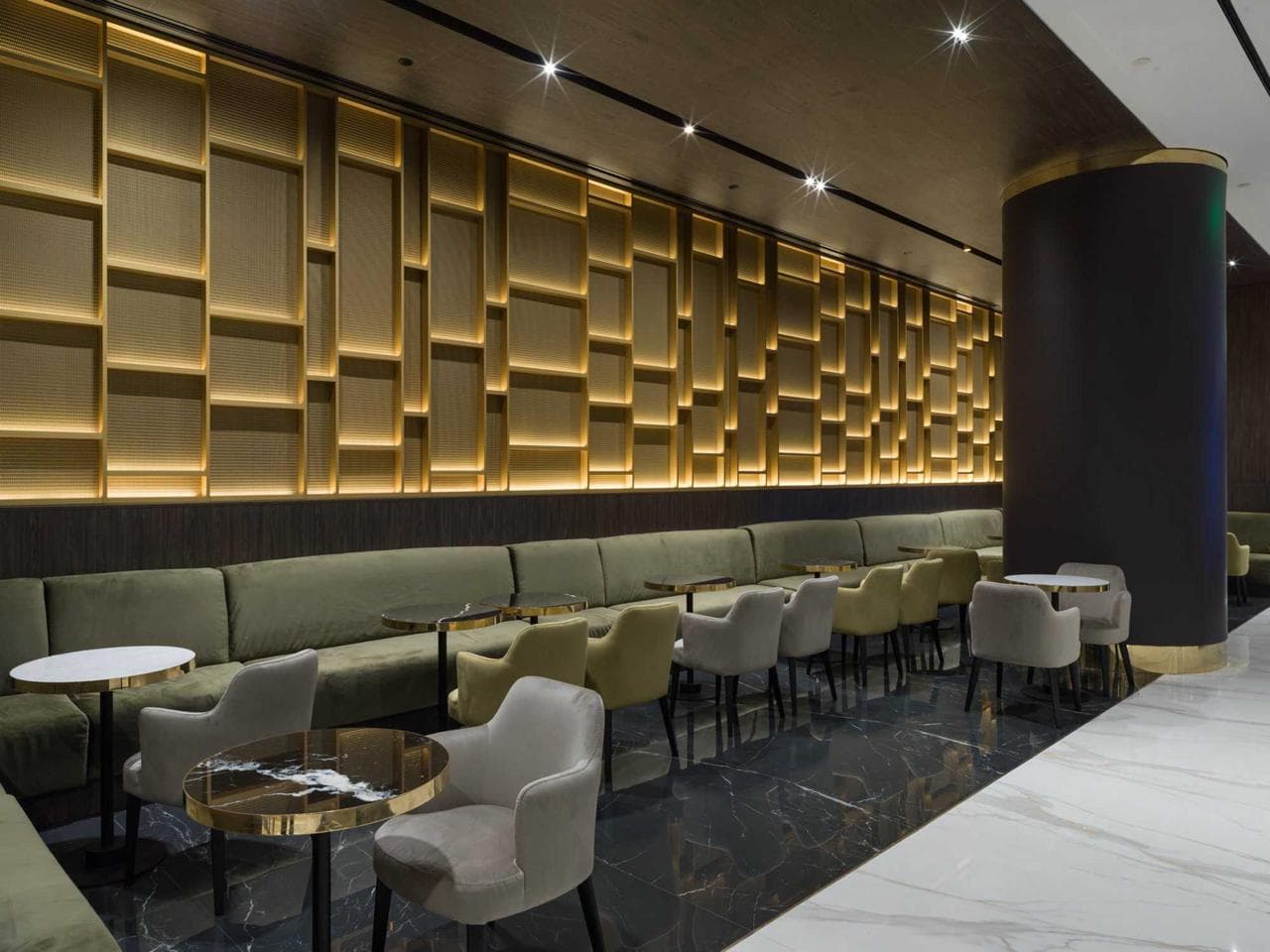 Goldair Handling CIP Lounge Hall A lounge at ATH photo 4